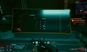 Cyberpunk 2077: Delamain reanimacja. Wpisz kod na panelu, by kontynuować misję.