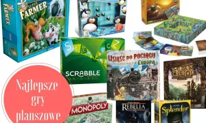 Kolekcja planszówek: Super Farmer, Pingwiny na lodzie, Dixit, Scrabble, Wsiąść do pociągu: Europa, Robinson Crusoe, Rebelia, Splendor i Monopoly. Idealne gry imprezowe!