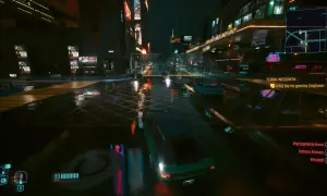 Nocne miasto w stylu cyberpunk. Deszczowa droga, neonowe reklamy i futurystyczny samochód. To wszystko w nowym, ekscytującym dodatku!