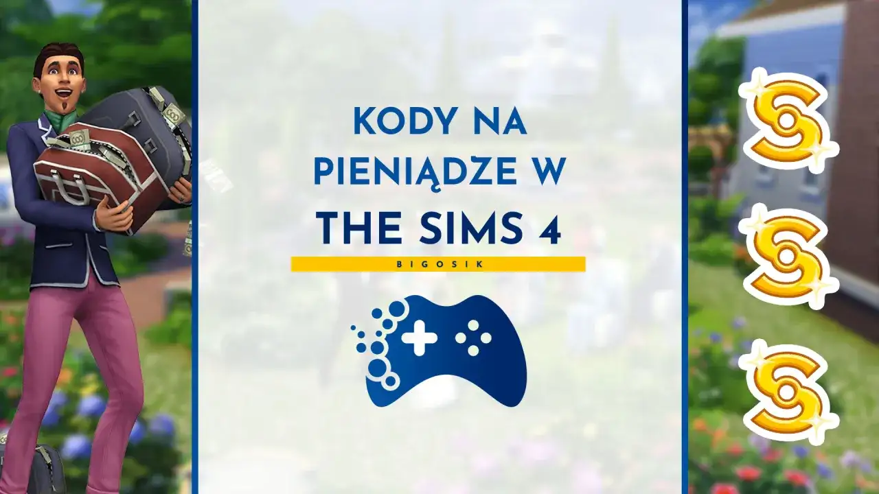 Sympatyczny Sim z torbami pełnymi pieniędzy. Dowiedz się, jak wpisać kody w Simsach, by zdobyć fortunę!