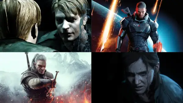 Geralt, Shepard, Ellie i James Sunderland – bohaterowie gier z najlepszą fabułą, którzy poruszają serca graczy.