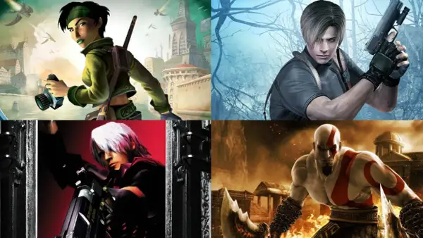 Kratos, Leon Kennedy, Dante i Jade - bohaterowie najlepszych gier na PS2.