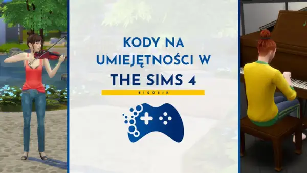 Kody na umiejętności w The Sims 4: Simka gra na skrzypcach, a druga na pianinie.
